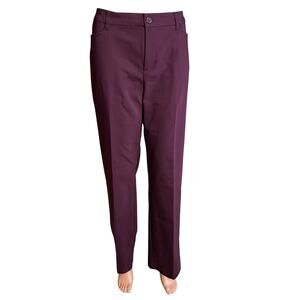 Christopher & Banks Women’s New With Tags Burgundy Trouser 14 Corporatecore
